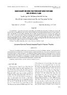 Hành vi người tiêu dùng thực phẩm nhập khẩu ở Việt Nam: Một số vấn đề lý luận