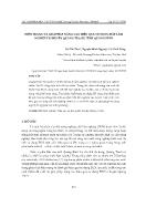 Hiện trạng và giải pháp nâng cao hiệu quả sử dụng đất lâm nghiệp tại huyện Quảng Trạch, tỉnh Quảng Bình