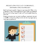 Hiệu quả công việc là gì? Cách đánh giá, triển khai công việc hiệu quả