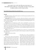 Hiệu quả của chất làm ẩm da Xeracalm A.D trên bệnh nhân viêm da cơ địa mức độ nhẹ, trung bình tại bệnh viện Da liễu trung ương