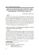 Hiệu quả và tính an toàn của kỹ thuật đốt u phổi bằng vi sóng dưới hướng dẫn của cắt lớp vi tính ở bệnh nhân ung thư phổi không tế bào nhỏ