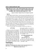 Hình ảnh cắt lớp vi tính tổn thương gan và kết quả điều trị bảo tồn vỡ gan do chấn thương bụng kín tại bệnh viện trung ương quân đội 108 giai đoạn 2015 - 2019