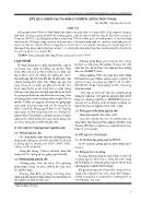 Kết quả chọn tạo và khảo nghiệm giống ngô VN636