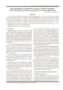 Kết quả điều tra ảnh hưởng của một số yếu tố thời tiết đến cây mai vàng nở hoa vào dịp Tết tại An Nhơn - Bình Định