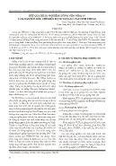 Kết quả khảo nghiệm giống nho NH02-97 làm nguyên liệu chế biến rượu vang đỏ tại Ninh Thuận