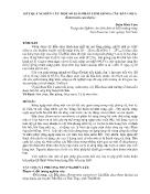 Kết quả nghiên cứu một số giải pháp ươm giống cây bần chua (sonneratia caseolaris)