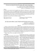 Kết quả nhân giống cà phê vối bằng phương pháp nuôi cấy mô