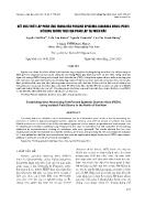 Kết quả thiết lập phản ứng trung hòa porcine epidemic diarrhea virus (pedv) sử dụng chủng thực địa phân lập tại miền Bắc