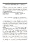 Kết quả tuyển chọn một số giống mía nhập nội tại Khánh Hòa