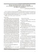 Kết quả xây dựng mô hình canh tác tổng hợp và cơ giới hóa từng phần cho sản xuất ngô trên đất dốc tại Nghệ An và Thanh Hóa