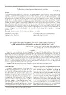 Kết quả xây dựng mô hình sản xuất giống khoai lang G2 sạch bệnh từ nguồn nuôi cấy mô giai đoạn 2016 - 2018