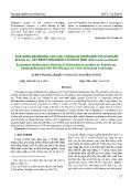 Khả năng đối kháng của các chủng xạ khuẩn đối với vi khuẩn erwinia SP gây bệnh thối nhũn củ khoai môn (colocasia esculenta)
