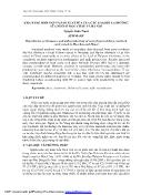 Khả năng sinh sản và sản xuất sữa của các loại bò lai hướng sữa nuôi ở Mộc Châu và Hà Nội