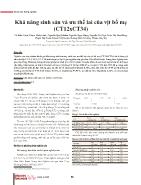 Khả năng sinh sản và ưu thế lai của vịt bố mẹ (CT12xCT34)