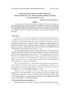 Khả năng sinh trưởng và phát triển của một số giống hoa Lily nhập nội trồng trong vụ đông tại thành phố Đà Nẵng