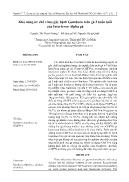 Khả năng ức chế virus gây bệnh Gumboro trên gà 3 tuần tuổi của Interferon Alpha gà