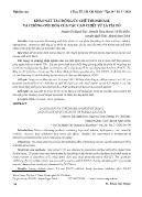 Khảo sát tác động ức chế tyrosinase và chống oxy hóa của các cao chiết từ lá tía tô