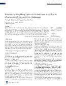 Khảo sát tác dụng kháng viêm của cao chiết nước lá cây Lấu đỏ