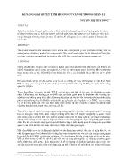 Kĩ năng giải quyết tình huống có vấn đề trong quản lý