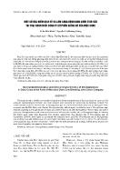 Một số đặc điểm dịch tễ và lâm sàng bệnh giun lươn ở bò sữa tại trại chăn nuôi công ty Cổ phần Giống bò sữa Mộc Châu