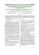 Một số đặc điểm sinh học của bọ phấn trắng bemisia tabaci gennadius (Hemiptera: Aleyrodidae) trên cây dưa lưới trồng trong nhà kính