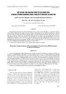 Một số đặc tính sinh học phân tử của chủng pedv (porcine epidemic diarrhea virus) phân lập ở lợn nuôi tại Hưng Yên