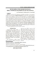 Mycophenolic acid concentration on renal transplant recipients in Viet Duc hospital