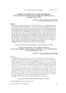 Nghiên cứu ảnh hưởng của biến đổi khí hậu tới sản xuất lúa nước tại huyện Bắc Hà, tỉnh Lào Cai, giai đoạn 2015 - 2019