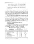 Nghiên cứu ảnh hưởng của các yếu tố đến độ nhớt xenlulo bông tinh chế thủy phân dùng để điều chế Nitroxenlulo số 1 và số 2