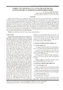Nghiên cứu ảnh hưởng của cắt tỉa đến sinh trưởng và năng suất quả ở cây bưởi da xanh tại Thái Nguyên