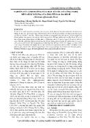 Nghiên cứu ảnh hưởng của một số yếu tố công nghệ đến chất lượng của trà túi lọc ba kích (morinda officianalis how)