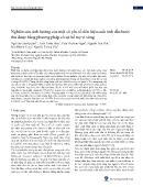 Nghiên cứu ảnh hưởng của một số yếu tố đến hiệu suất tinh dầu bưởi thu được bằng phương pháp có sự hỗ trợ vi sóng
