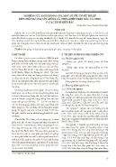 Nghiên cứu ảnh hưởng của một số yếu tố kỹ thuật đến chất lượng cây giống cà chua ghép trên gốc cà chua ở các tỉnh miền Bắc