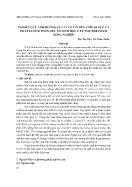 Nghiên cứu ảnh hưởng của tỷ lệ C:N đến thời gian ủ và chất lượng phân hữu cơ sinh học ủ từ phụ phế phẩm nông nghiệp