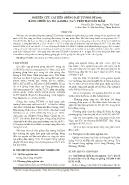 Nghiên cứu cải tiến giống đậu tương DT2008 bằng chiếu xạ tia gamma (CO⁶⁰) trên hạt nảy mầm