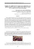 Nghiên cứu chiết xuất và khảo sát ảnh hưởng của pH đến độ bền và màu của dịch chiết betacyanins từ lá thài lài tía (tradescantia pallida)