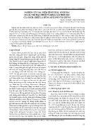 Nghiên cứu đặc điểm hình thái, sinh học của bọ trĩ hại chuối và khảo sát hiệu lực của dịch chiết lá húng quế đối với chúng