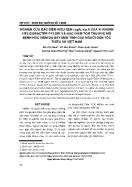 Nghiên cứu đặc điểm kiểu gen caga, vaca của vi khuẩn helicobacter pylori và đặc điểm tổn thương mô bệnh học viêm dạ dày mạn tính của người dân tộc thiểu số Việt Nam