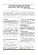 Nghiên cứu đặc điểm sinh trưởng, phát triển và năng suất của một số giống lúa thuần mới trong vụ mùa tại thị xã Từ Sơn, tỉnh Bắc Ninh