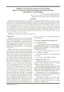 Nghiên cứu đánh giá tập đoàn dòng thuần phục vụ công tác chọn tạo giống ngô cho sản xuất trong nước và xuất khẩu