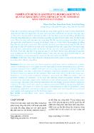 Nghiên cứu đề xuất giải pháp xã hội hóa đầu tư và quản lý khai thác công trình cấp nước sinh hoạt nông thôn vùng Tây Bắc