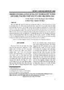 Nghiên cứu định lượng Acyclovir trong huyết tương chó bằng phương pháp sắc ký lỏng hiệu năng cao