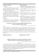 Nghiên cứu hiệu lực của phân lân bón cho cải bắp trên đất acrisols tại huyện Bắc Hà, tỉnh Lào Cai