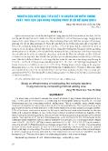 Nghiên cứu hiệu quả tiêu diệt vi khuẩn chỉ điểm trong chất thải của lợn bằng phương pháp ủ có bổ sung Urea