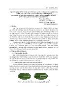 Nghiên cứu hình thái giải phẫu lá, khả năng kháng khuẩn và kháng ung thư của loài tầm gửi năm nhị (dendrophthoe pentandra (L) miq) ký sinh trên một số cây trồng ở thành phố Hồ Chí Minh