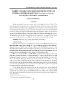 Nghiên cứu khả năng nhân chồi trong nuôi cấy invitro cây khoai mán vàng (colocasia esculenta sp) của huyện Cẩm Thủy, Thanh Hóa