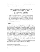 Nghiên cứu khả năng quang hợp và mức độ chín tập trung của bảy giống đậu xanh