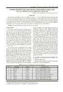 Nghiên cứu khả năng sinh trưởng, phát triển và năng suất của các giống ngô lai nhập nội tại Hà Nội