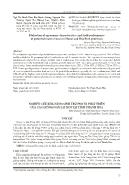 Nghiên cứu khả năng sinh trưởng và phát triển của các giống ngô lai mới tại tỉnh Thanh Hóa