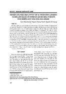 Nghiên cứu kiểu gen cyp1a1 tại vị trí đa hình RS4646903 và mối liên quan với nồng độ Dioxin máu ở người phơi nhiễm chất độc hóa học/Dioxin